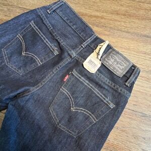 Levis 511 Slim Fit Boys Jeans Size 14 Regular Dark Wash Indigo Denim 27x27 NEW